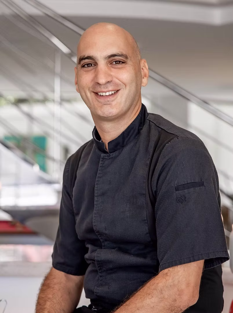 Private chef Benjamin Leib in his kitchen
