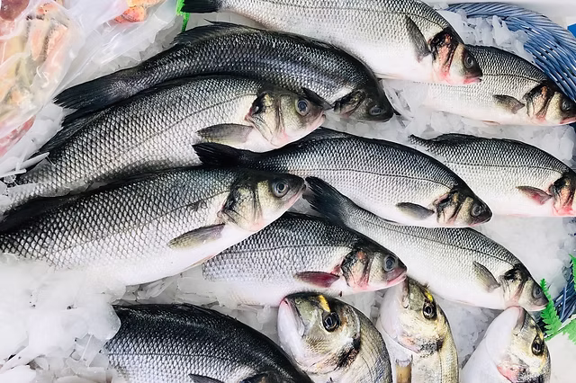 Fresh fish at the market